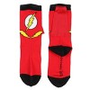 Seven Times Six DC Comics Superhero Batman Superman The Flash Youth Boys Caped Crew Socks - 2 of 2