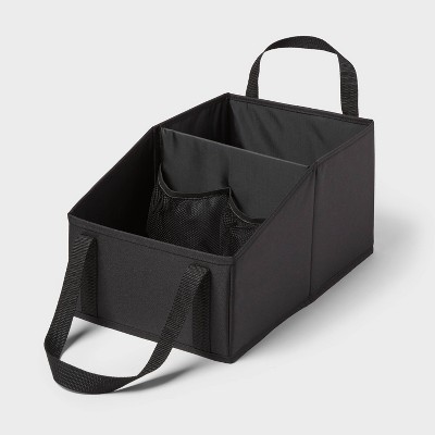 Small Transportable Storage Black - Brightroom™: Car & Trunk Organizer, Automotive Accessories, Polyester, 16"x10"x8"