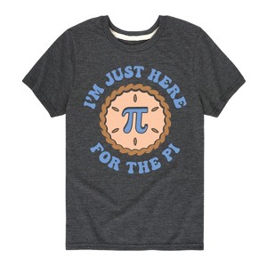 Boys' - Instant Message - Just Here For The Pi Short Sleeve Graphic T-Shirt - 1 of 4