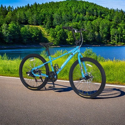 RISOKEYS BMX Bikes,26 inch Kids Mountain Bike,Single Speed Bicycles for Boys,Outdoor Cycling Bike Road Bicycle Mountain Bike