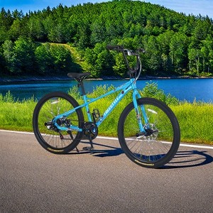 RISOKEYS BMX Bikes,26 inch Kids Mountain Bike,Single Speed Bicycles for Boys,Outdoor Cycling Bike Road Bicycle Mountain Bike - 1 of 4