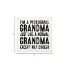 Slickblue Pickleball Grandma Wood Sign – Funny 7x7 Rustic Wall Decor – Way Cooler Than Normal Grandma, 10 Color Options - 3 of 3