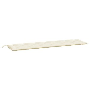 vidaXL Garden Bench Cushion Cream White Oxford Fabric (100% Polyester) - 1 of 4