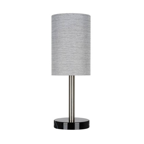 14 Marble Mini Accent Table Lamp Includes Led Light Bulb Black Cresswell Lighting Target