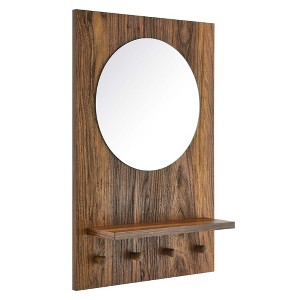 Modway EEI-6347-WAL Glint Mirror, Walnut - 1 of 4