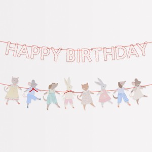 Meri Meri Animal Friends Garland Set (10' with excess cord - Pack of 1) - 1 of 2