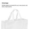 Unique Bargains Reusable Horizontal Style Non-Woven Gift Grocery Tote Bag 10 Pcs - image 4 of 4