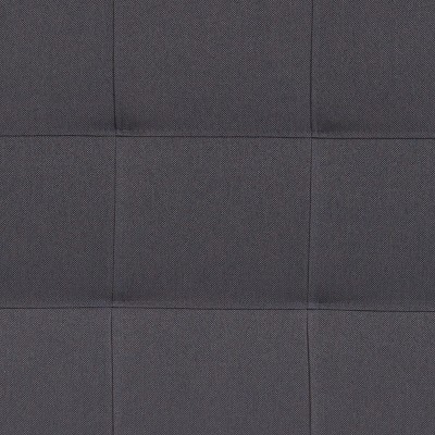 Dark Gray Full Upholstered Tufted Headboard with Metal Frame