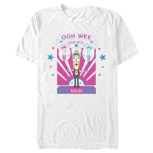 Men's Rick And Morty Mr. Poopy Butthole Ooh Wee Sold! T-Shirt - 1 of 4