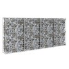 vidaXL Gabion Wall with Covers Galvanized Steel 78.7Inchx7.87Inchx33.5Inch - 2 of 4