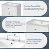 ChicFurnit 24 Inch Bathroom Vanity with Sink Compact Freestanding Storage Cabinet with Soft Close Door Drawers for Bathroom, 18.4"*24"*33.8" - 4 of 4