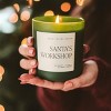 Sweet Water Decor Santa's Workshop 15oz Matte Candle - Green - 2 of 3