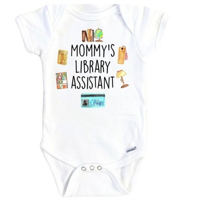 Librarian Mommy Onesie® Baby Boy Girl Clothes Infant Bodysuit Funny Cute Newborn GS1