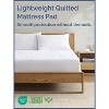 Quilted Mattress Pad – Breathable Fitted Topper Protector with Deep Pockets – Soft, Noiseless & Washable Cover - CGK Unlimited - 2 of 4