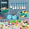 150Pcs Kitchen Playset, Food, Picnic Blanket, Fruits, Veges, 2Pack Baskets, Dessert, Prop Money, Gift - 2 of 4