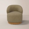 Swivel Chair with Plinth - Hearth & Hand™ with Magnolia - 2 of 4