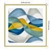 Amanti Art Horizontal Bands IV by Alonzo Saunders Wood Framed Wall Art Print - 4 of 4