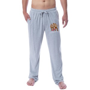 A Christmas Story Mens' Movie Logo Black Bart Gang Sleep Pajama Pants Grey - 1 of 3