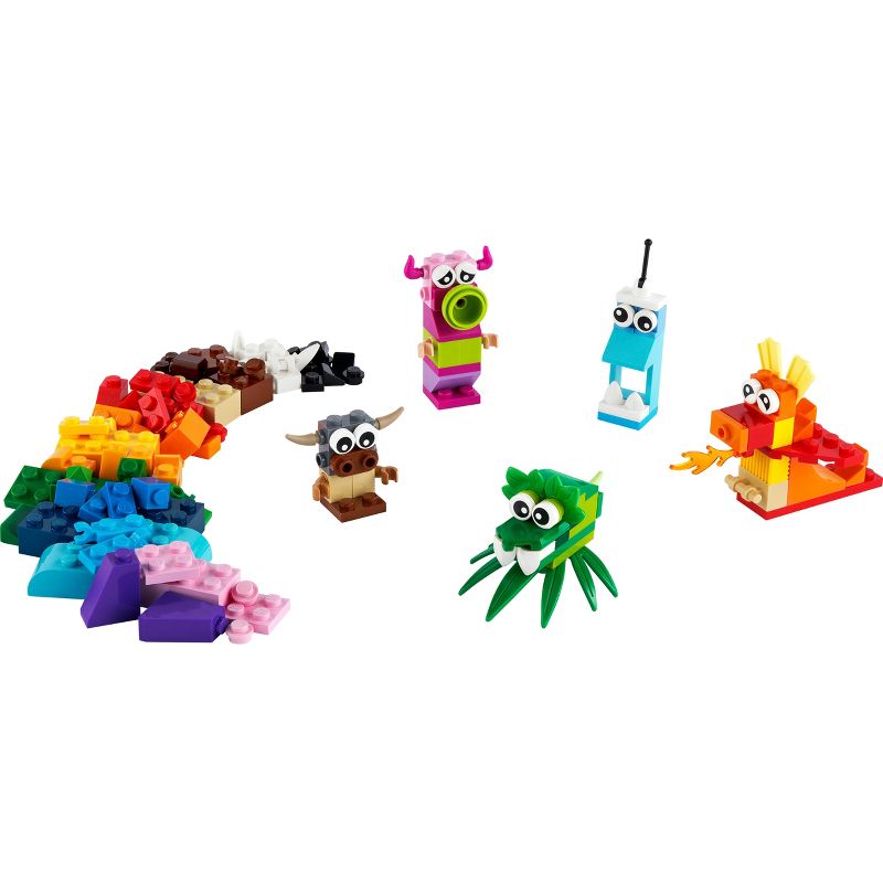 LEGO Classic Creative Monsters 11017 Building Kit with 5 Toys, 3 of 10
