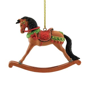 ENESCO 2.5 Inch Jingle Bell Rock Ornament Christmas Pony Horse Tree Ornaments - 1 of 1