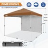 EAGLE PEAK Pop Up Canopy Tent with 1 Sidewall, Easy Setup Event Tent - 2 of 4