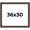 PosterPalooza | Museum Brown Picture Frame - UV Acrylic, Backing Board, Hanging Hardware Included - 2 of 4