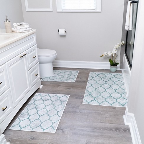 Bathroom Rugs Set Ultra Soft Non slip Bath Rug And Absorbent - Temu