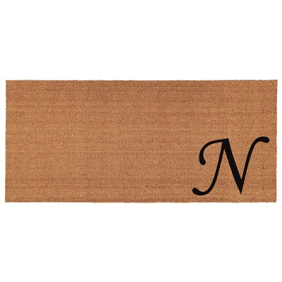Calloway Mills 153622448N Urban Chic Monogram Doormat 2 ft. x 4 ft. (Letter N)