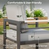 Bestier Outdoor  Aluminum Patio Chair with Heatproof Armrest - 4 of 4