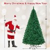 Eco-Friendly Artificial Christmas Tree with Full PVC Branches, Stable Metal Stand, Easy Setup Design for Indoor and Outdoor Holiday Décor - 2 of 4