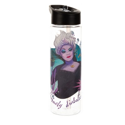 The Little Mermaid Stainless Steel Water Bottle with Built-In Straw – Live  Action Film