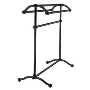 Edenscape Pedestal Towel Rack Oil Rubbed Bronze - Kingston Brass: Steel Bathroom Holder, Over Door Compatible - 1 of 1
