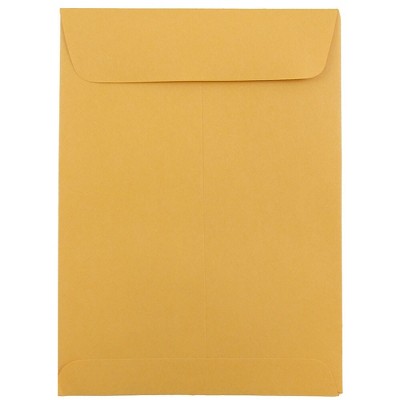JAM Paper 5.5 x 7.5 Open End Catalog Envelopes Brown Kraft Manila 4101I