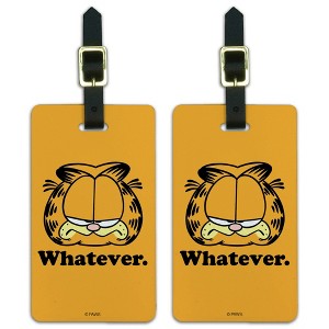 Garfield Whatever Face Luggage ID Tags Set of 2 - 1 of 4