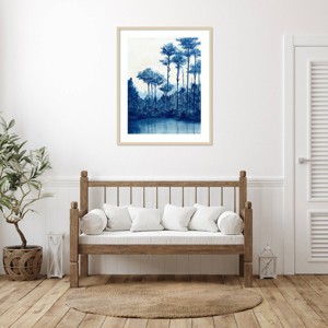 Amanti Art Liberty Blue Landscape I by Michael Willett Wood Framed Wall Art Print - 1 of 4