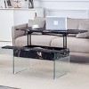 FURNIinspire Coffee Tables 43.3 Inch Modern Lift-Up Coffee Table with Storage, Multifunctional Living Room Table, Black , 43.3"*23.6"*16.3" - 2 of 4