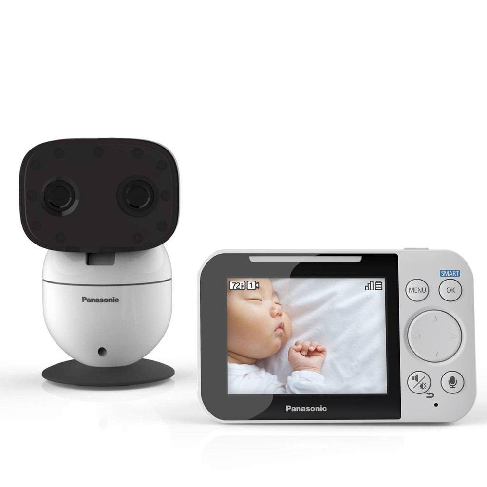 Photos - Baby Monitor Panasonic Extra Long Range Video  3.5" - KX-HN4001W 