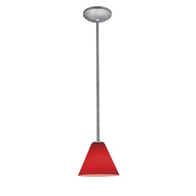 Access Lighting Martini 1 - Light Pendant in  Brushed Steel