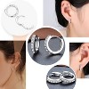 Hypoallergenic Flat Back Earrings Set - Surgical Steel, Sterling Silver & Titanium Cartilage Studs with CZ, Pearl & Opal for Sensitive Ears - 4 of 4