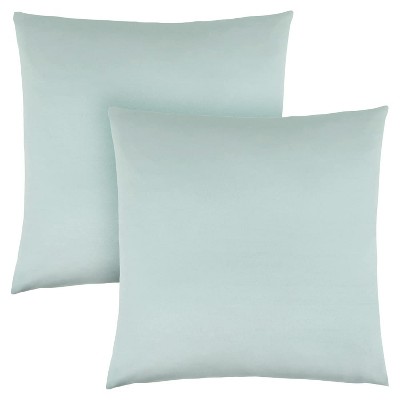 Monarch Specialties Pillows Set Of 2 18 X 18 Square Insert Included Decorative Throw Accent Sofa Couch Bedroom Polyester Hypoallergenic Blue Modern