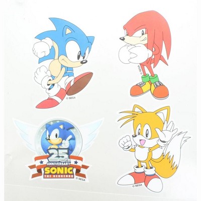 Nerd Block Sonic the Hedgehog Vinyl Stickers, Set of 4
