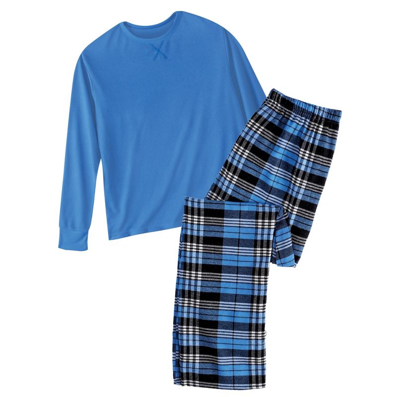 Collections Etc 2-piece Men's Pajama Set, 1 of 4