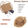 Crossbody Bag Purse For Women Bohemian Shoulder Bag Woven Crochet Purse For Summer Beach Travel Clutch Handbag - 2 of 4