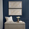 Gulches Natural Capiz & Gold Foil 2-Piece Shadowbox Wall Decor Set - Coastal Elegance - 2 of 4