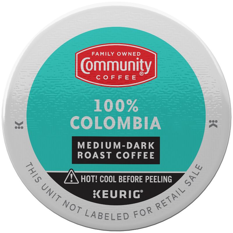 Community Coffee Colombian Altura Medium Roast Coffee - Single Serve Pods - 24ct, 4 of 6