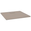 VidaXL Shower Base Tray SMC Brown 35.4 in.x31.5 in. - 2 of 4