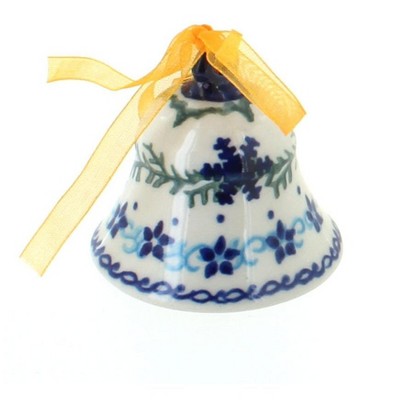 Blue Rose Polish Pottery 30 Vena Small Bell