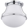 Nuvo Lighting Valdora 1 - Light Flush Mount in  Polished Nickel - 3 of 4