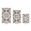 Medallion Collection 100% Cotton Tufted Bath Rug Set of 3 - Better Trends - 4 of 4