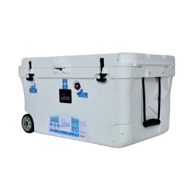 wheeled rotomolded cooler